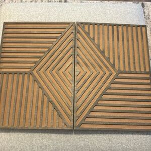 2 piece wall art 20 inch by 14 in by 1.25 inch